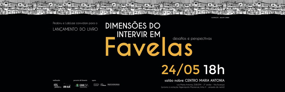 Lançamento do livro “Dimensões do Intervir em Favelas”