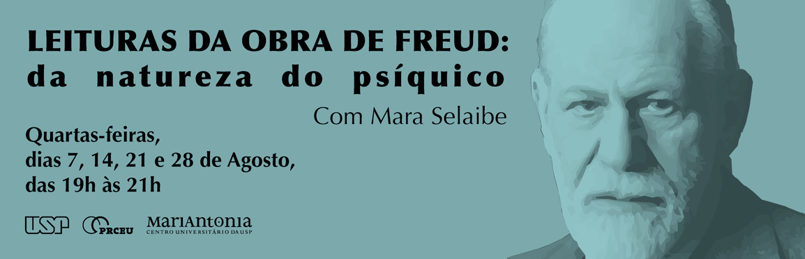 Curso aborda obras de Freud escritas no final de sua vida (inscrições encerradas)