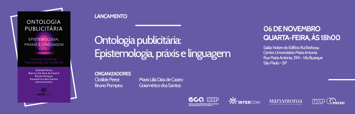 Lançamento do livro “Ontologia publicitária: epistemologia, práxis e linguagem”