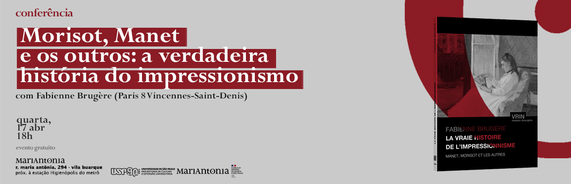 Escritora francesa ministra conferência sobre o impressionismo