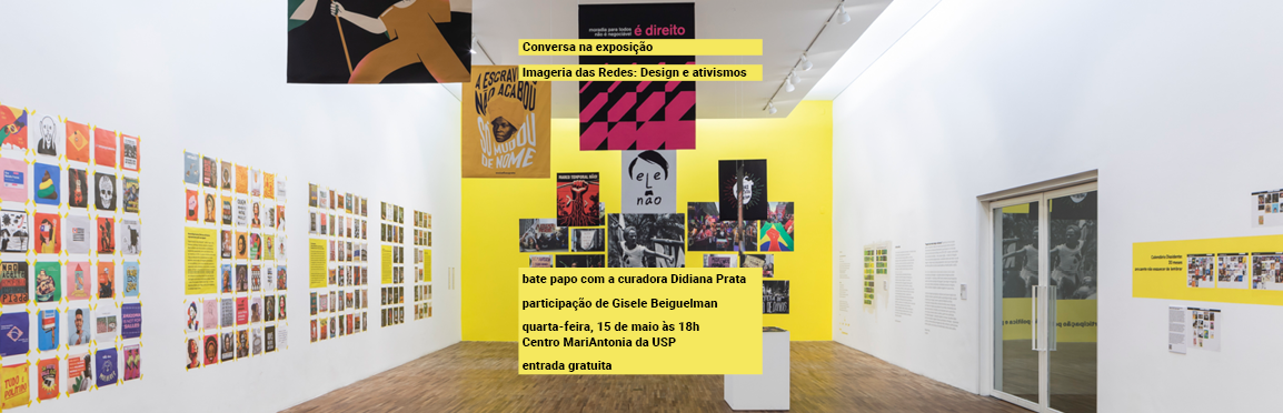 Conversa na exposição “Imageria das redes”
