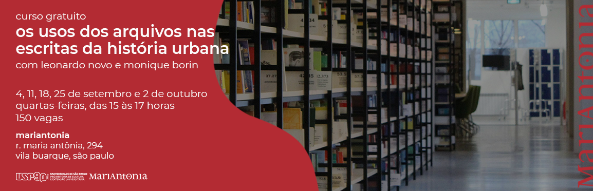 Curso apresenta arquivos na história urbana