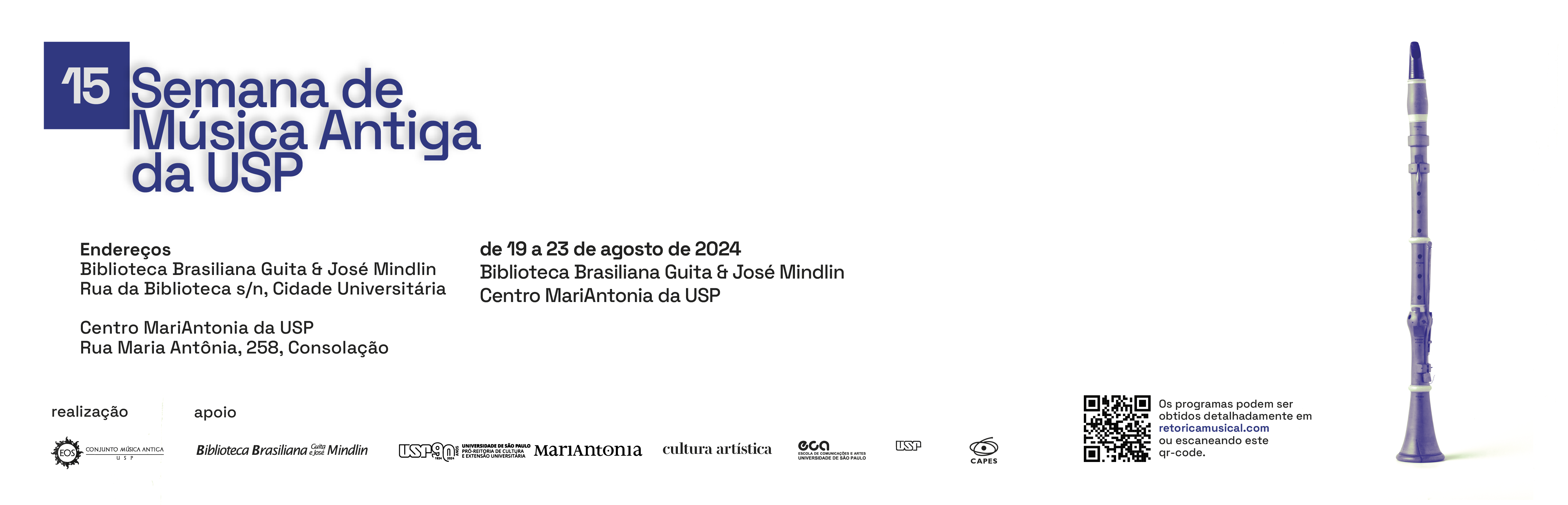Semana de Música Antiga da USP no MariAntonia