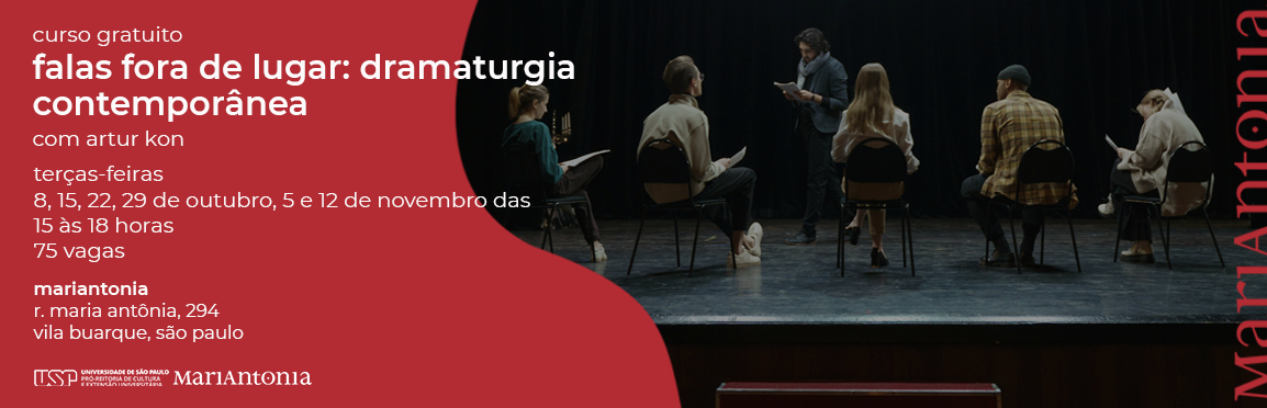Curso discute a dramaturgia contemporânea em seu contexto histórico