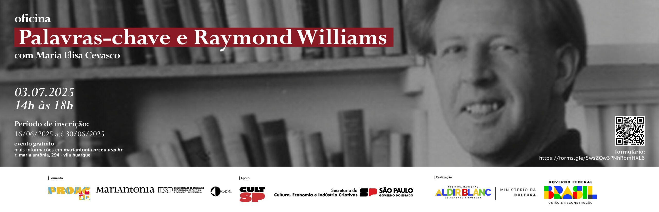 Oficina examina palavras-chave de Raymond Williams